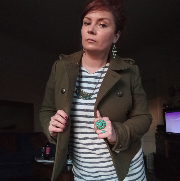 Banana Republic Double Breasted Coat - Picture 2 of 7